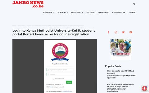Login to Kenya Methodist University-KeMU student portal ...