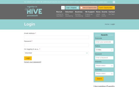 Login - Hive Portsmouth