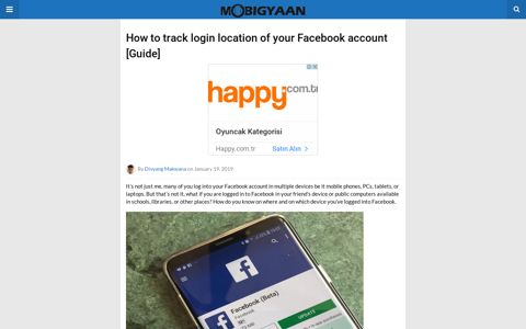 How to track login location of your Facebook account [Guide ...
