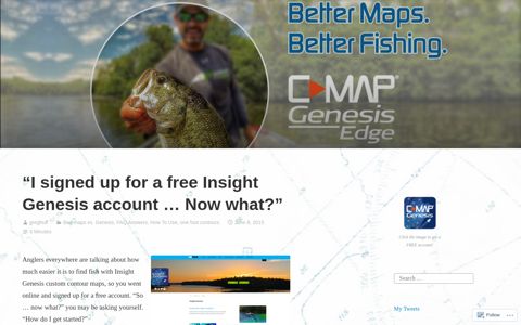 “I signed up for a free Insight Genesis account … Now what ...