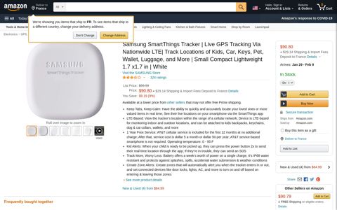 Samsung SmartThings Tracker | Live GPS ... - Amazon.com