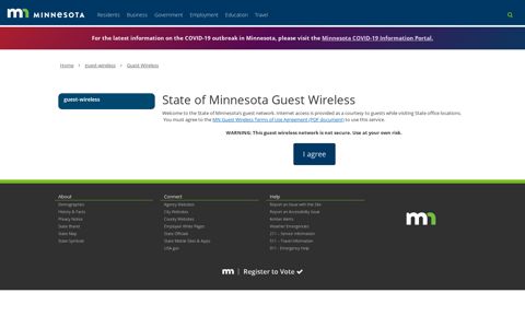 Guest Wireless / mn.gov // Minnesota's State Portal