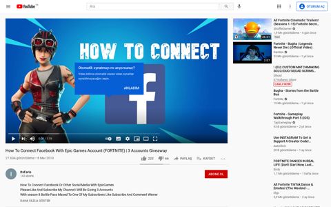 How To Connect Facebook With Epic Games ... - YouTube