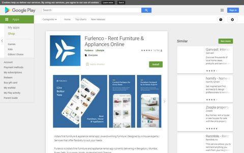 Furlenco - Rent Furniture & Appliances Online - Apps on ...