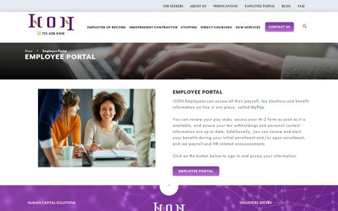 Employee Portal | ICON Information Consultants