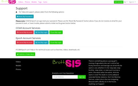Member Support - Bratty Sis