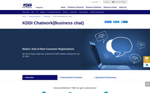 KDDI Chatwork(Business chat) | KDDI Philippines