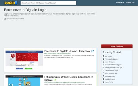 Eccellenze In Digitale Login - Loginii.com