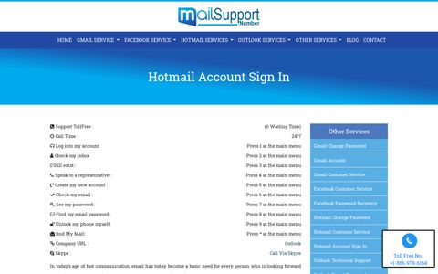 Hotmail Account Sign In | Dial : 1-866-978-6164 24*7 Available