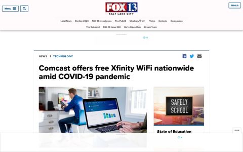 Comcast offers free Xfinity WiFi nationwide amid COVID-19 ...