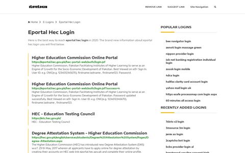 Eportal Hec Login ❤️ One Click Access - iLoveLogin