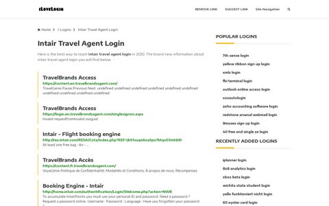 Intair Travel Agent Login ❤️ One Click Access - iLoveLogin