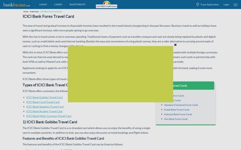 ICICI Forex Travel Card: Multi Currency Card, Check Rates ...