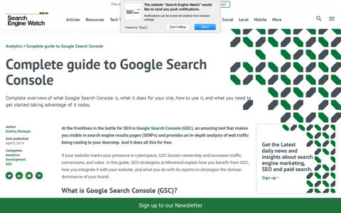 Complete guide to Google Search Console - Search Engine ...