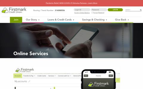 Online Services - Firstmark Credit Union