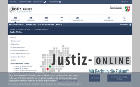 Justiz-Online - NRW-Justiz