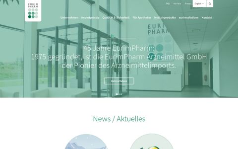 EurimPharm Arzneimittel - Arzneimittelimport-Pionier