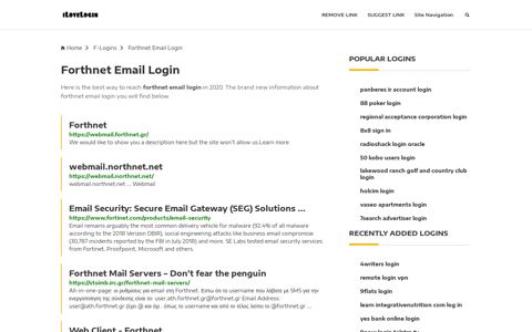 Forthnet Email Login ❤️ One Click Access - iLoveLogin
