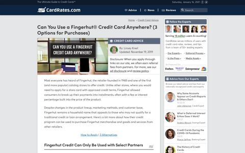 Can You Use a Fingerhut® Credit Card Anywhere? (3 Options ...