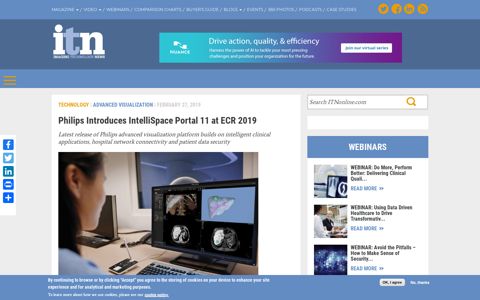 Philips Introduces IntelliSpace Portal 11 at ECR 2019 ...