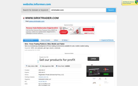 sirixtrader.com at WI. Sirix - Forex Trading Platform | Web ...