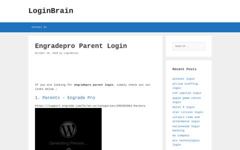 Engradepro Parent - Parents Â€“ Engrade Pro - LoginBrain