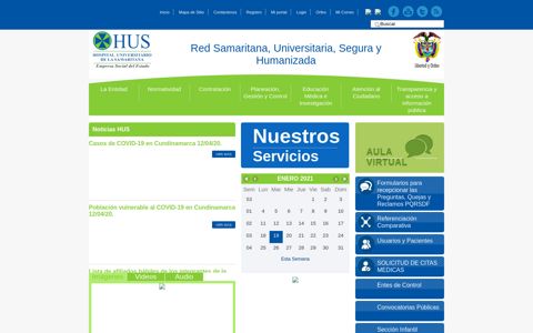 Hospital Universitario de La Samaritana: Inicio