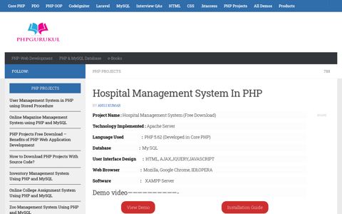 Hospital Management System In PHP ,Download Hospital ...