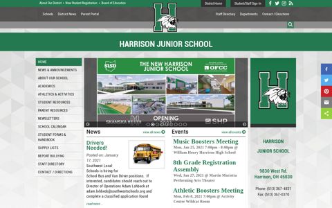 harrison-junior-school - Southwest Local School District