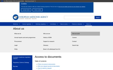 Access to documents | European Medicines Agency