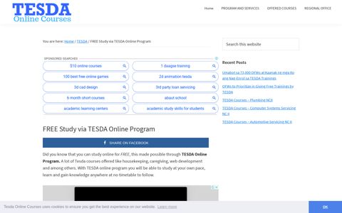 FREE Study via TESDA Online Program - Tesda Online Courses