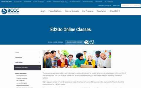 Ed2Go Online Classes | Beaufort County Community College