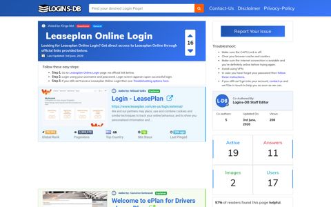 Leaseplan Online Login - Logins-DB