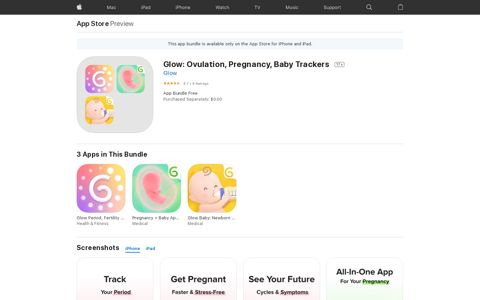 ‎Glow: Ovulation, Pregnancy, Baby Trackers on the App Store