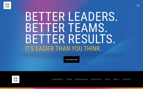 K&Co. | Team and Leadership Development that Sticks.