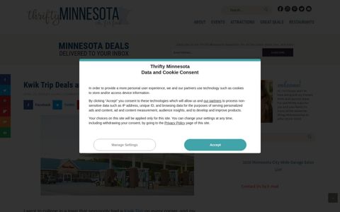 Kwik Trip Deals and Kwik Rewards - Thrifty Minnesota