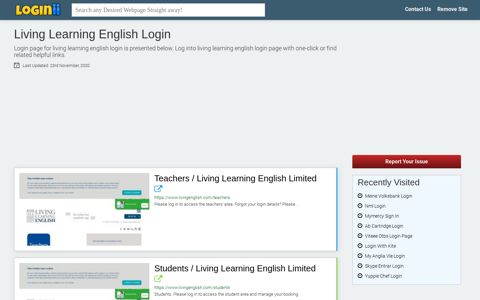 Living Learning English Login - Loginii.com