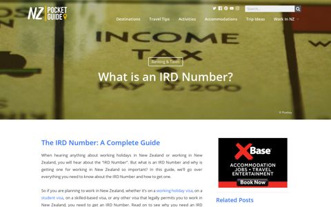 What is an IRD Number? - NZ Pocket Guide #1 New Zealand ...