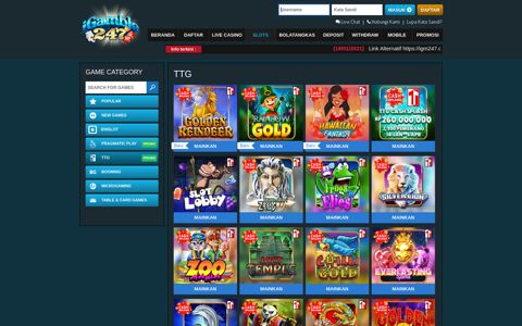 Live Casino Online - Agen Casino - Casino ... - Igamble247.com