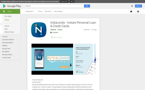 IndiaLends - Instant Personal Loan & Credit Cards - Apps on ...