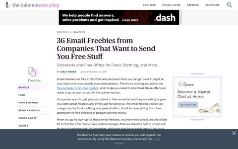 36 Email Freebies from Companies That Want to Send You ...