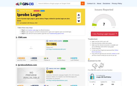 Iprobe लोगिन - A database full of login pages from all ...