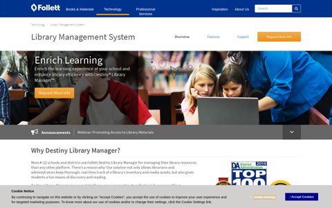 School Library Management System Software | Follett Destiny ...