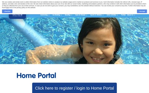 How to use home portal - Guildford Spectrum