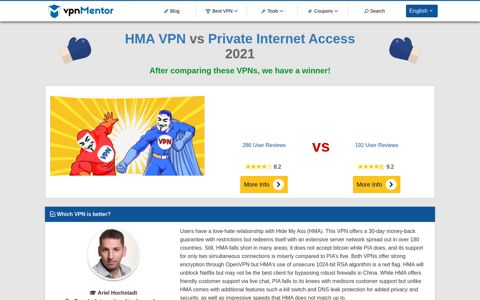 HMA VPN vs Private Internet Access 2020 - 5 Tests, 1 Winner!