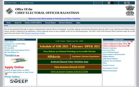 Official Website of Chief Electoral Officer