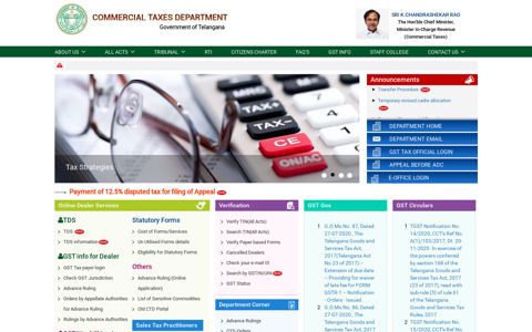 (Commercial Taxes) Department – The Telangana