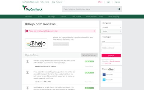 Ibhejo.com Reviews and Feedback- Page 1 - TopCashback