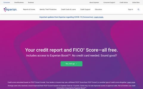 Experian: Check Your Free Credit Report & FICO® Score