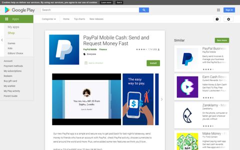 PayPal Mobile Cash: Send and Request Money Fast - Google ...